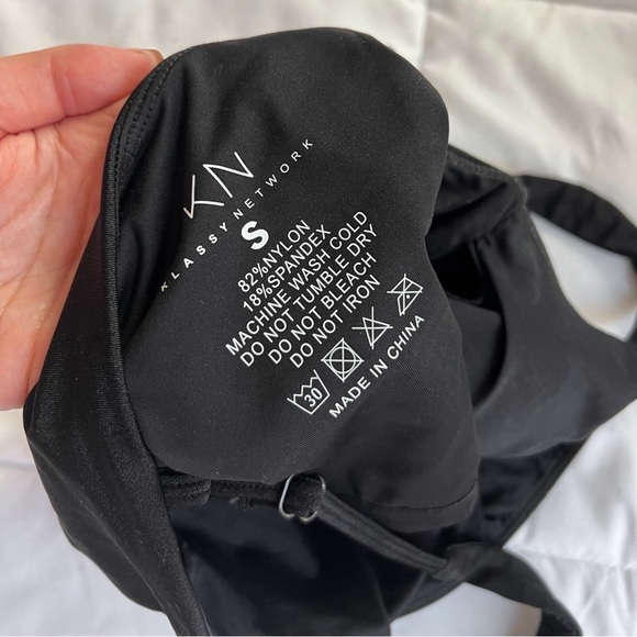 KLASSY Network Lux Square Neck Tank Brami sz S - Picture 3 of 4